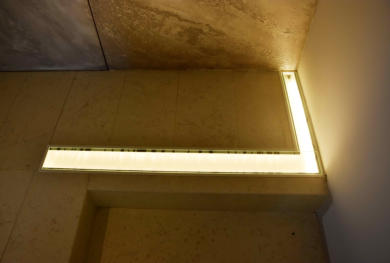 Inserto a pavimento retroilluminato con led