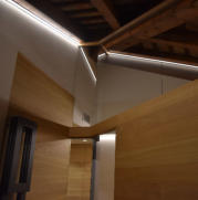 Vetrata interna sopra parete